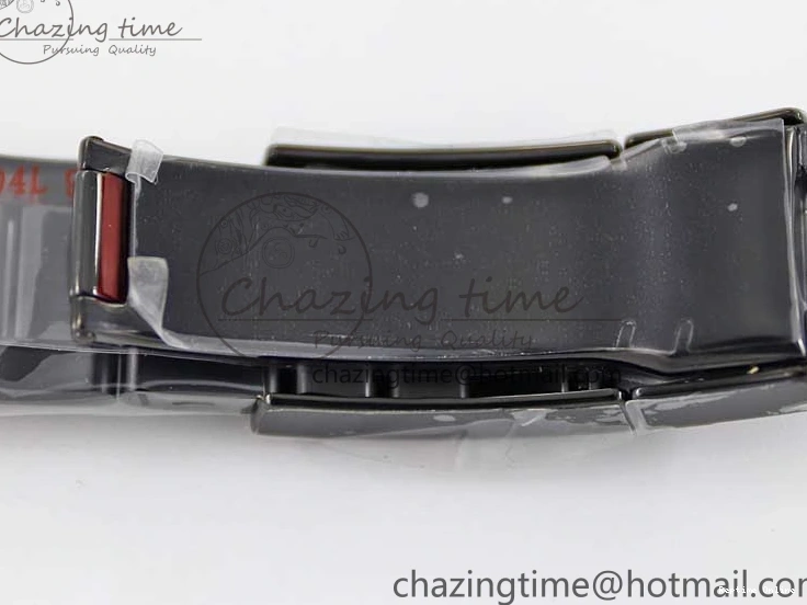 0223 Daytona All Black PVD TWF Best Edition Purple Diamonds Bezel Black Dial on PVD Bracelet SA Lightweight 2446